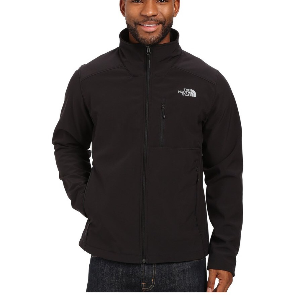 Men’s medium black North Face soft shell jacket